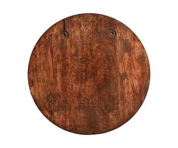 Buy_Green Girgit_Brown Wooden Round Wall Shelf_Online_at_Aza_Fashions
