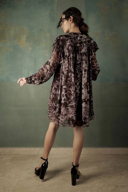 Nidhi Yasha Abstract Print Dress 