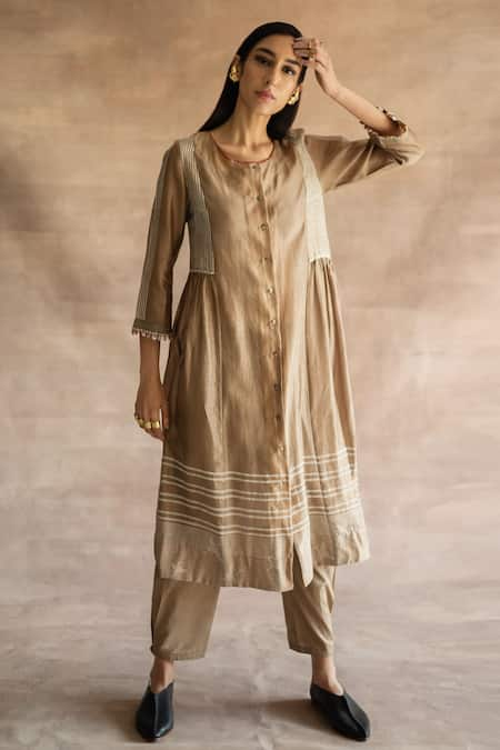 Swatti Kapoor Shima Handwoven Chanderi Kurta 