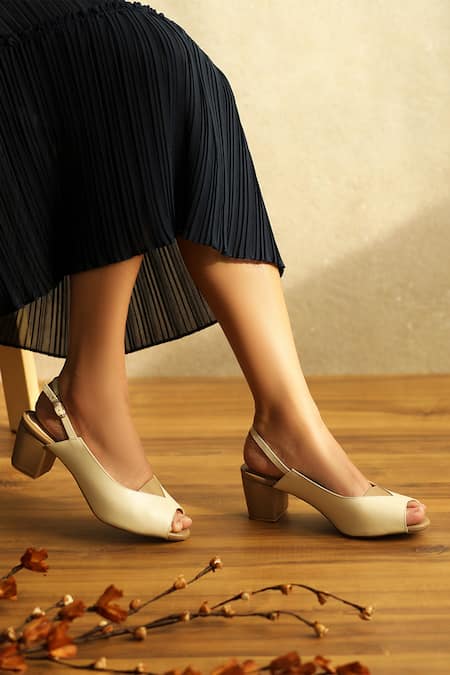 Women's High Block Heels Peep Toe Ankle Boots Smart Office Zip Shoes 3Color  New | eBay