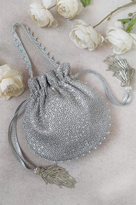 AMYRA Sequin Embroidered Potli Bag 