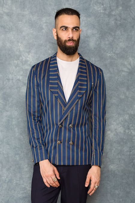 Sarab Khanijou Striped Blazer 