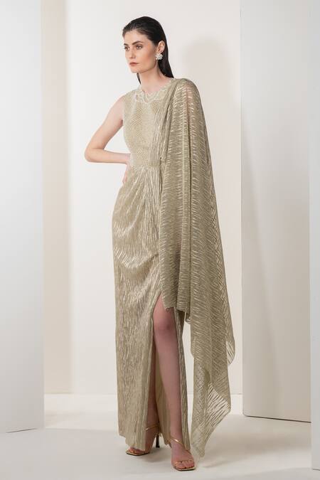 Shiny Gold Sequin Lace Spaghetti Strap A-line Prom Dresses,PD00173 –  AlineBridal