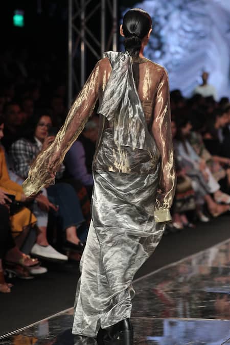 Akaaro Metallic Saree 