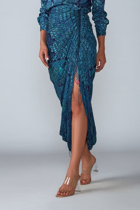 Saaksha & Kinni Abstract Print Skirt 