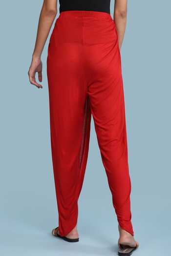 Viscose Lycra Jersey Pleated Dhoti Pant 