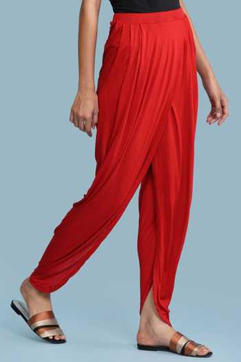 Viscose Lycra Jersey Pleated Dhoti Pant 