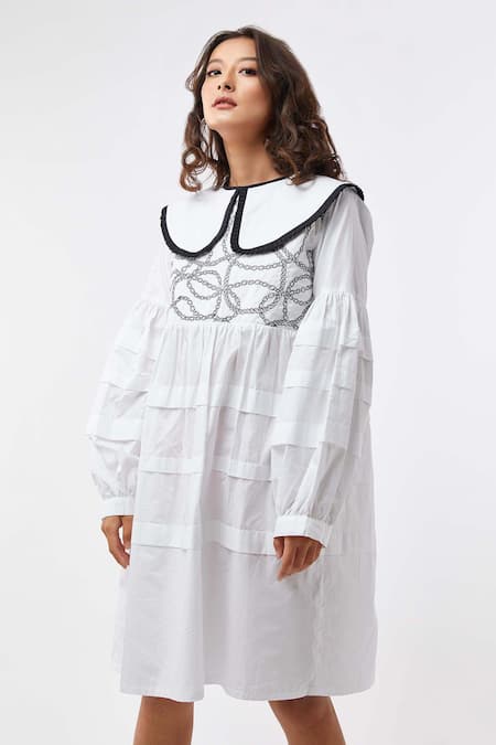 Studio Moda India Peter Pan Collar Dress 