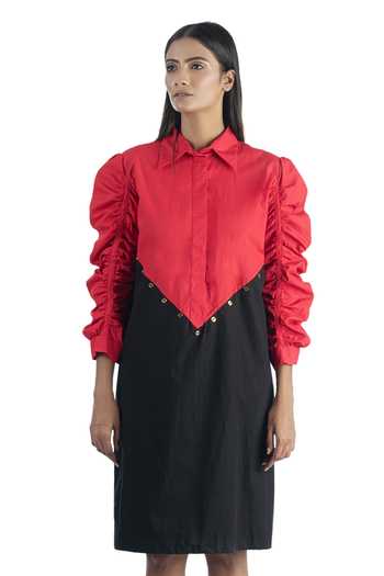 princess polly baby blue dress Tommy Hilfiger Women's White Red Black Colorblock Sweater Dress   COUTUREPOINT