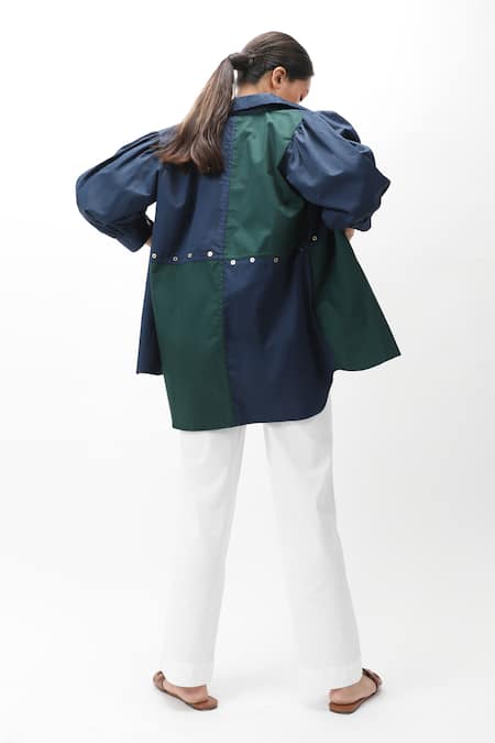 Studio Moda India Colorblock Checkered Shirt 