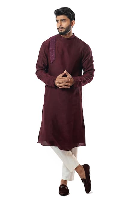 Smriti by Anju Agarwal Hand Embroidered Kurta Set 