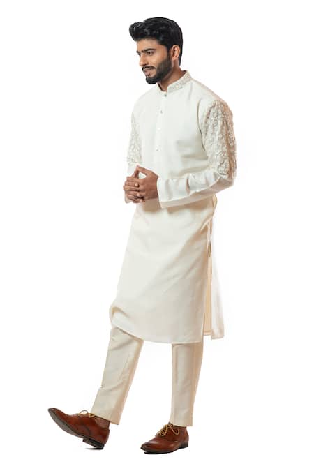 Smriti by Anju Agarwal Embroidered Kurta & Pant Set 