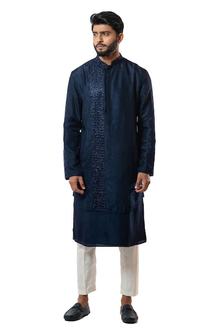 Smriti by Anju Agarwal Embroidered Kurta & Pant Set 