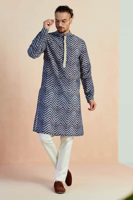 Seven Chanderi Shibori Print Kurta 