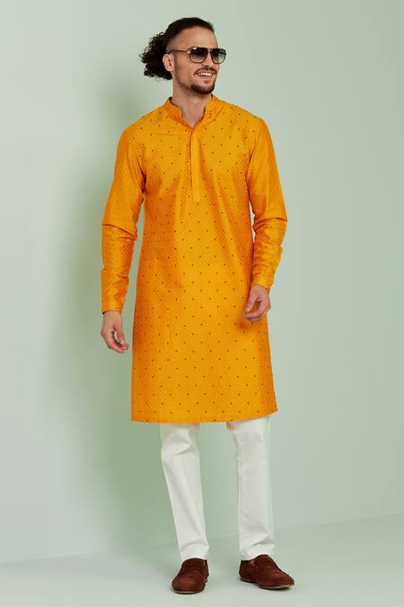 Seven Cotton Silk Kurta 