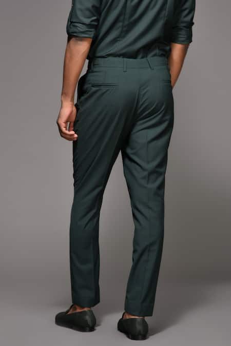 Brown Check Terylene Rayon Spandex Men Regular Fit Formal Trousers -  Selling Fast at Pantaloons.com