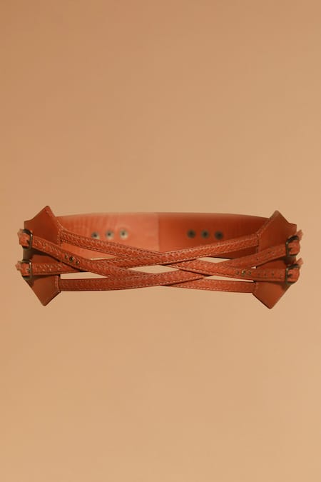 S&N by Shantnu Nikhil Dual Strap Belt 