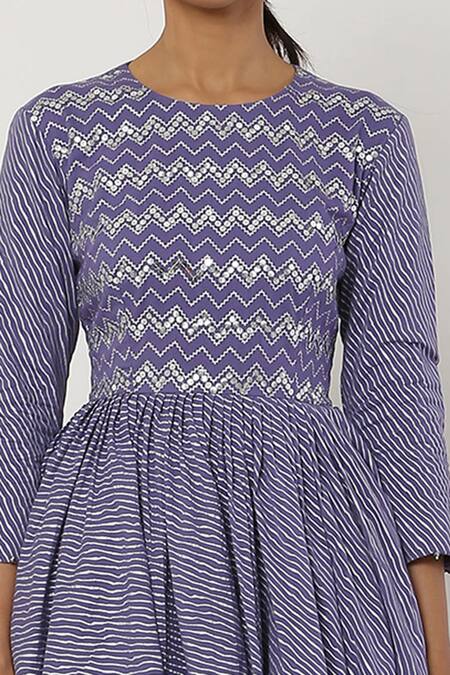 Shop Seema Nanda Purple , Lining Striped Motif Round Peplum Sharara Set Online at Aza Fashions Shop_Seema Nanda_Purple , Lining Striped Motif Round Peplum Sharara Set_Online_at_Aza_Fashions