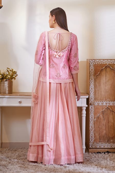 Shyam Narayan Prasad Embellished Lehenga Set 