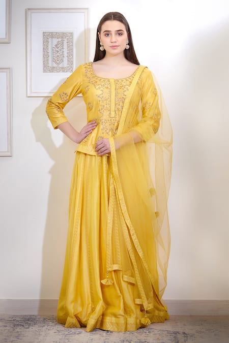 Shyam Narayan Prasad Embroidered Lehenga Set 