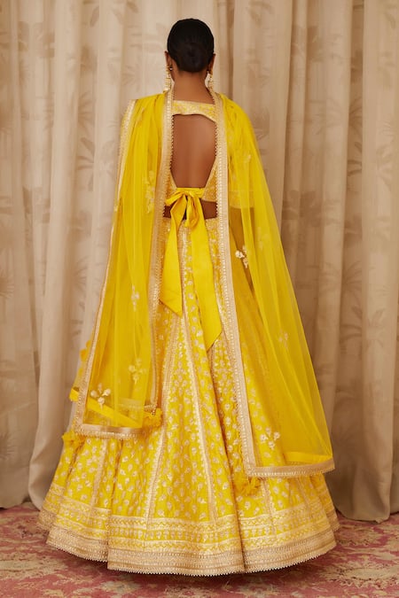 Shyam Narayan Prasad Embroidered Lehenga Set 