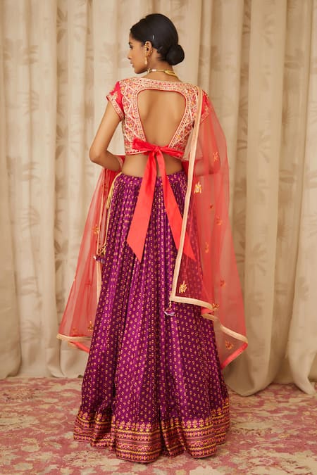 Shyam Narayan Prasad Embroidered Lehenga Set 