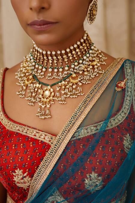 Shyam Narayan Prasad Orange Net, Cotton Satin Sweetheart Zardozi Embroidered Blouse And Lehenga Set at Aza Fashions Shyam Narayan Prasad_Orange Net, Cotton Satin Sweetheart Zardozi Embroidered Blouse And Lehenga Set _at_Aza_Fashions