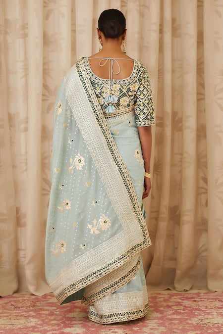 Shyam Narayan Prasad Chanderi Saree with Blouse 