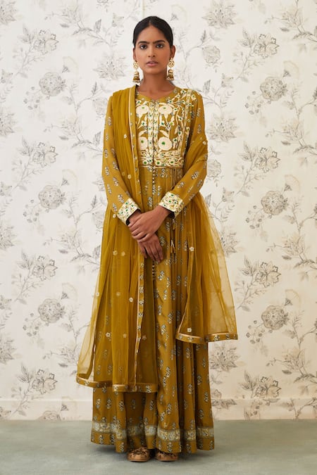 Shyam Narayan Prasad Printed Anarkali Set  