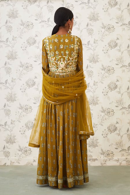 Shyam Narayan Prasad Printed Anarkali Set  