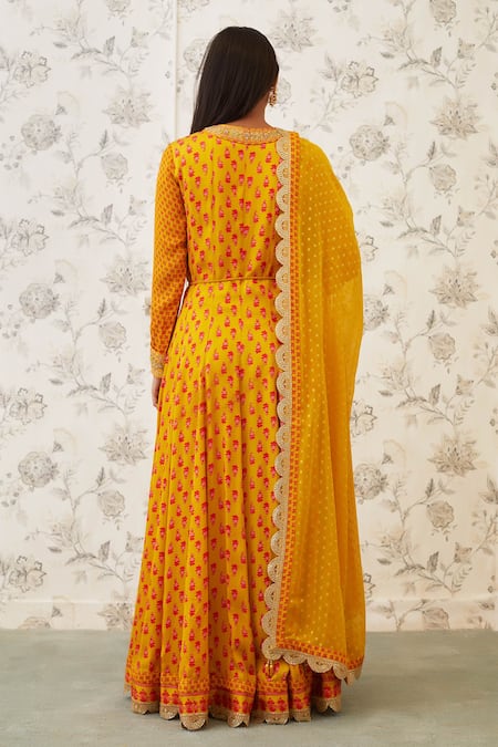 Shyam Narayan Prasad Printed Anarkali Set  