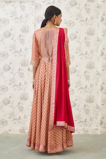 Shyam Narayan Prasad Printed Anarkali Set  