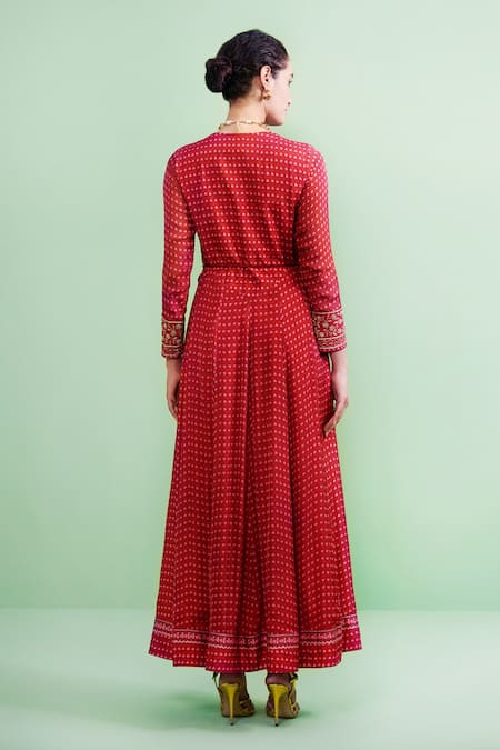 Shyam Narayan Prasad Zardozi Embroidered Kurta Set 