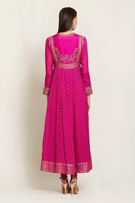 Shyam Narayan Prasad Embroidered Anarkali & Pant Set 