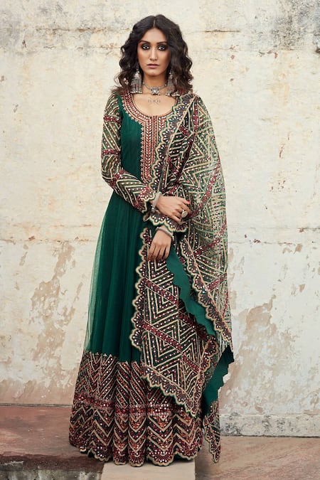 Suhino Embroidered Anarkali Set 