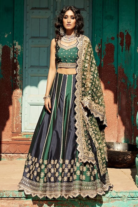 Pakistani Style Green Art Silk Lehenga Choli for Women Ready to Wear in  USA, Eid Dress, Eid Wedding Dress Bridesmaid Lehenga Choli for Girls - Etsy
