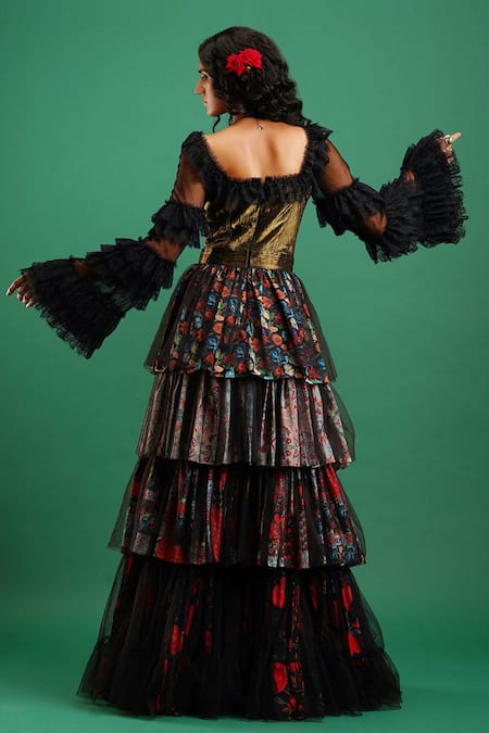 Nidhi Yasha Printed Gown 