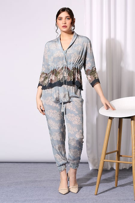 Soup By Sougat Paul Printed Top & Pant Set 