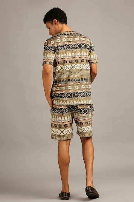 Soup By Sougat Paul Printed Shorts Set 