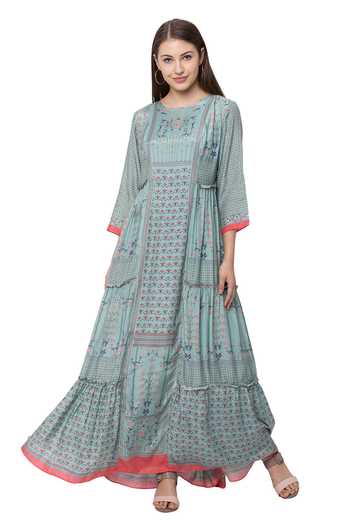 Soup By Sougat Paul Printed Maxi Dress 