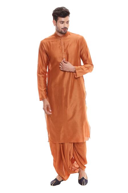 Buy_Soup By Sougat Paul_Blue Cotton, Muslin Slub Printed Bundi And Kurta Set _Online_at_Aza_Fashions