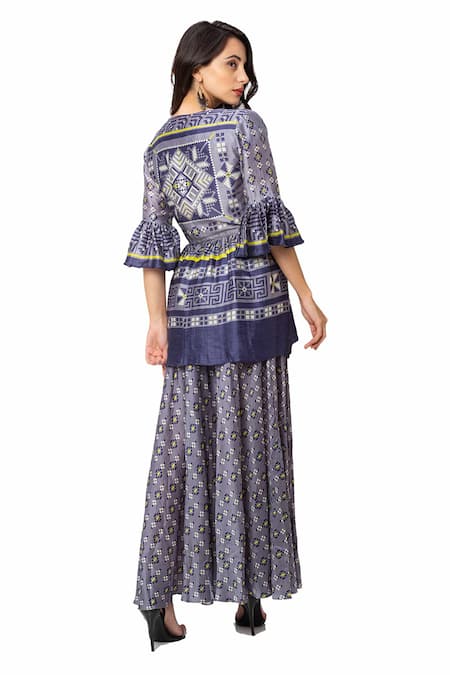 Soup By Sougat Paul Printed Lehenga Set 