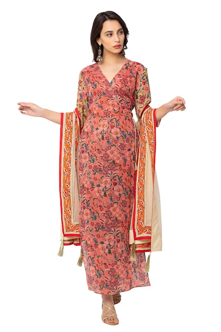 Soup by Sougat Paul Printed Anarkali Set 