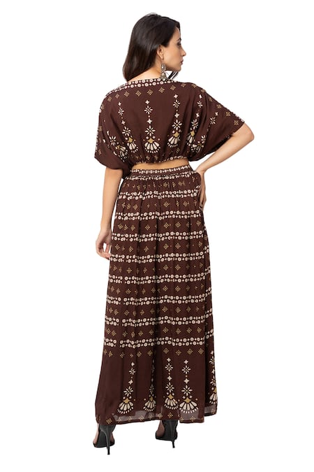 Soup By Sougat Paul Printed Lehenga Set 