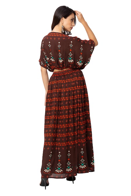 Soup By Sougat Paul Printed Lehenga Set 