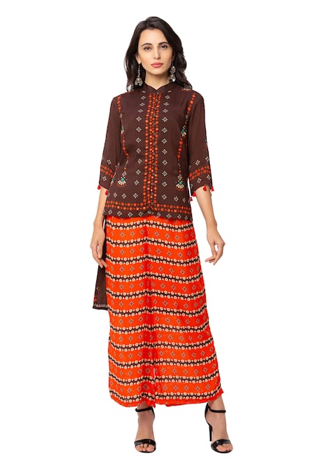 Soup by Sougat Paul Printed Kurta & Palazzo Set 