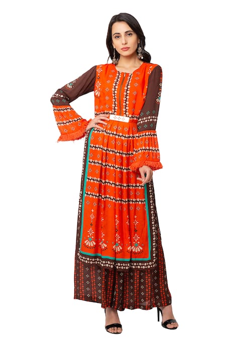 Soup by Sougat Paul Printed Kurta & Palazzo Set 