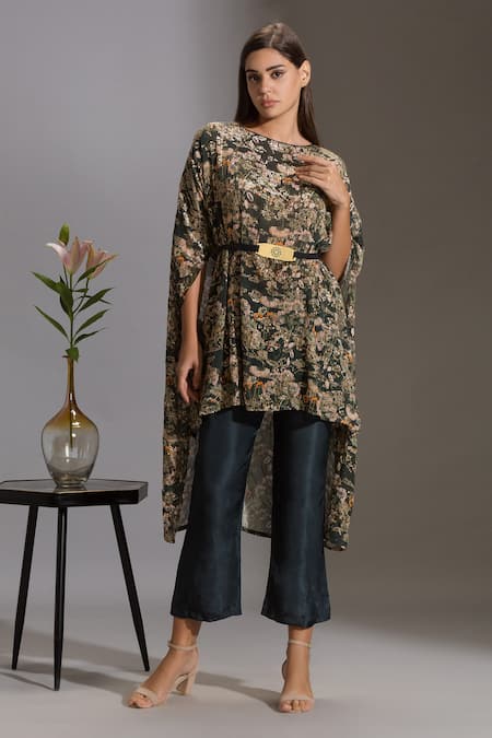 Soup By Sougat Paul Sequin Embroidered Kurta & Pant Set 