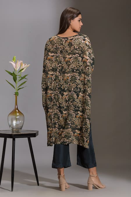 Soup By Sougat Paul Sequin Embroidered Kurta & Pant Set 