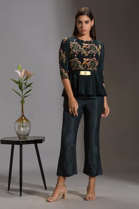 Soup By Sougat Paul Printed Top & Pant Set 